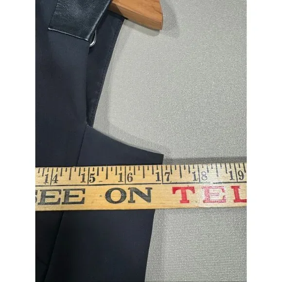 Lafayette 148 Leather Detailed Sheath Dress MSRP:$798 6-Petite - Picture 8 of 13